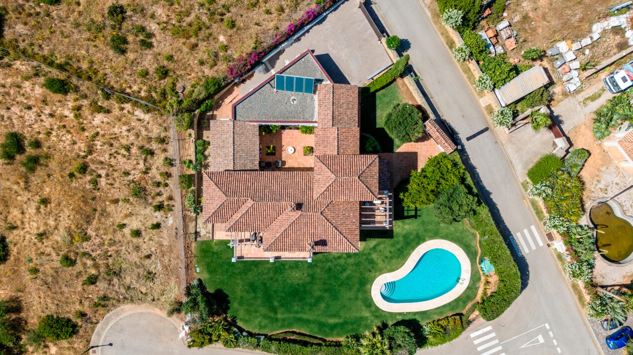 Renovated classic style villa with breathtaking panoramic sea views from both levels.
