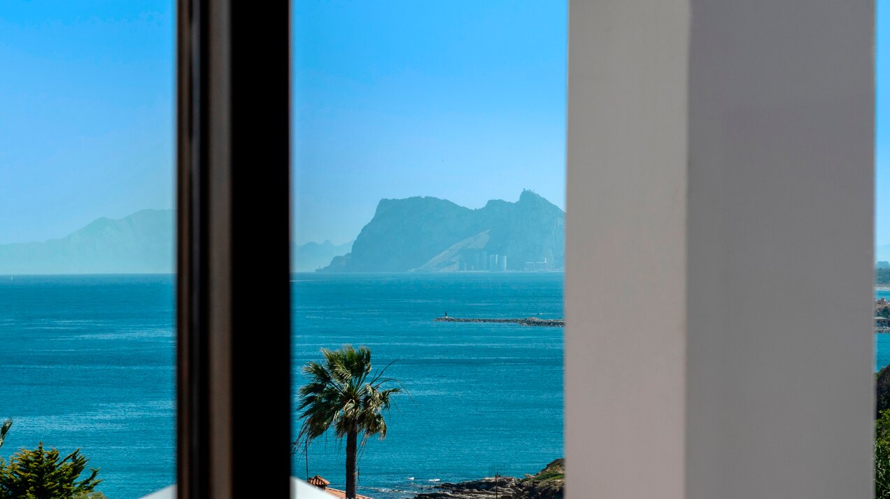 Renovated classic style villa with breathtaking panoramic sea views from both levels.