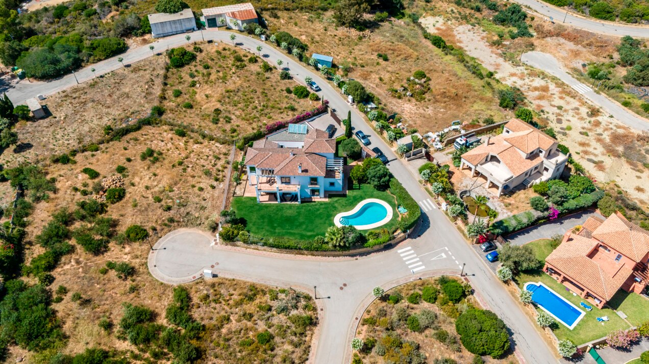 Renovated classic style villa with breathtaking panoramic sea views from both levels.