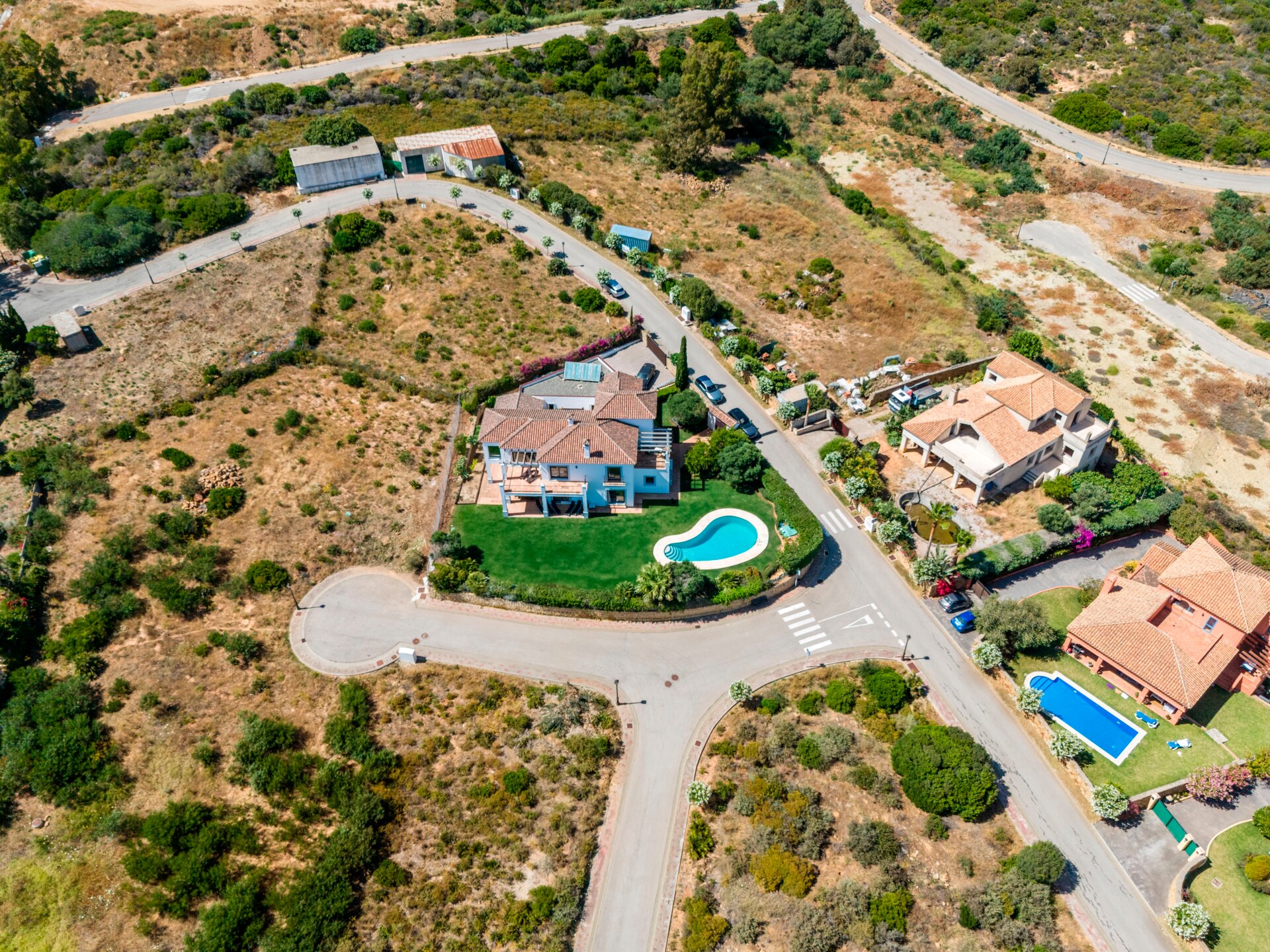 Renovated classic style villa with breathtaking panoramic sea views from both levels.