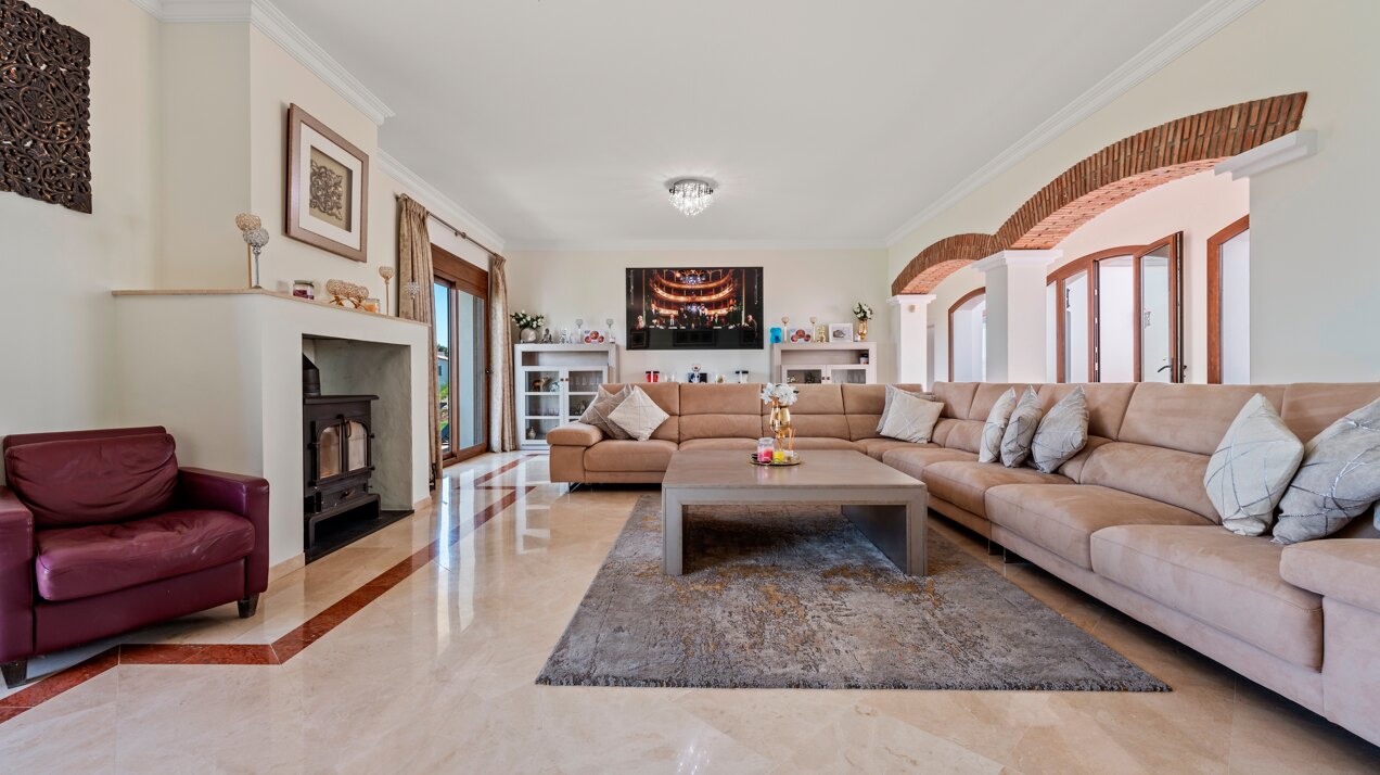 Renovated classic style villa with breathtaking panoramic sea views from both levels.
