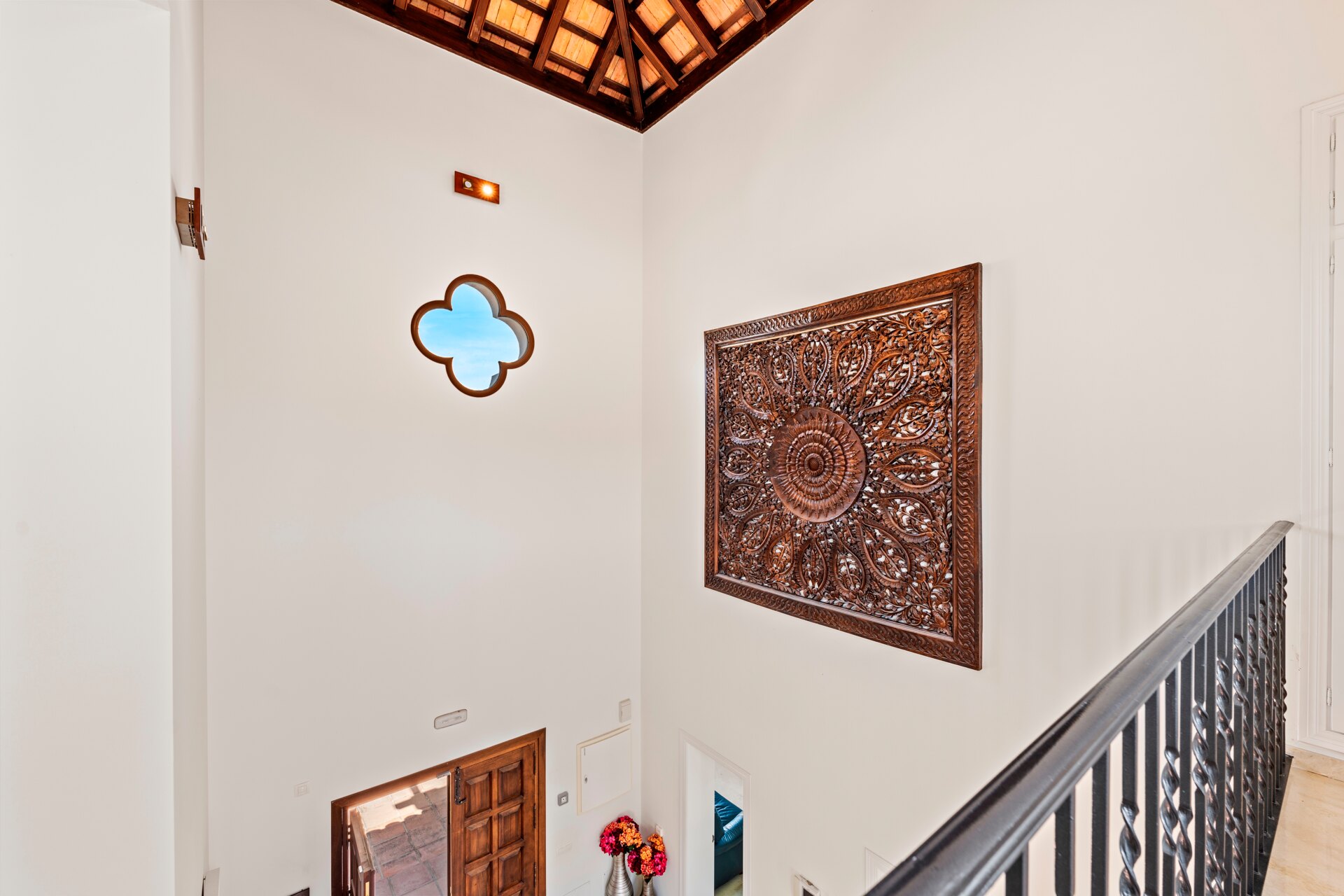 Renovated classic style villa with breathtaking panoramic sea views from both levels.