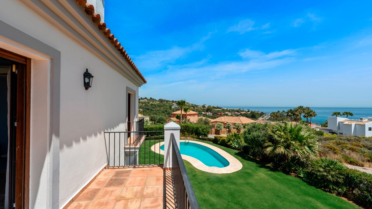 Renovated classic style villa with breathtaking panoramic sea views from both levels.
