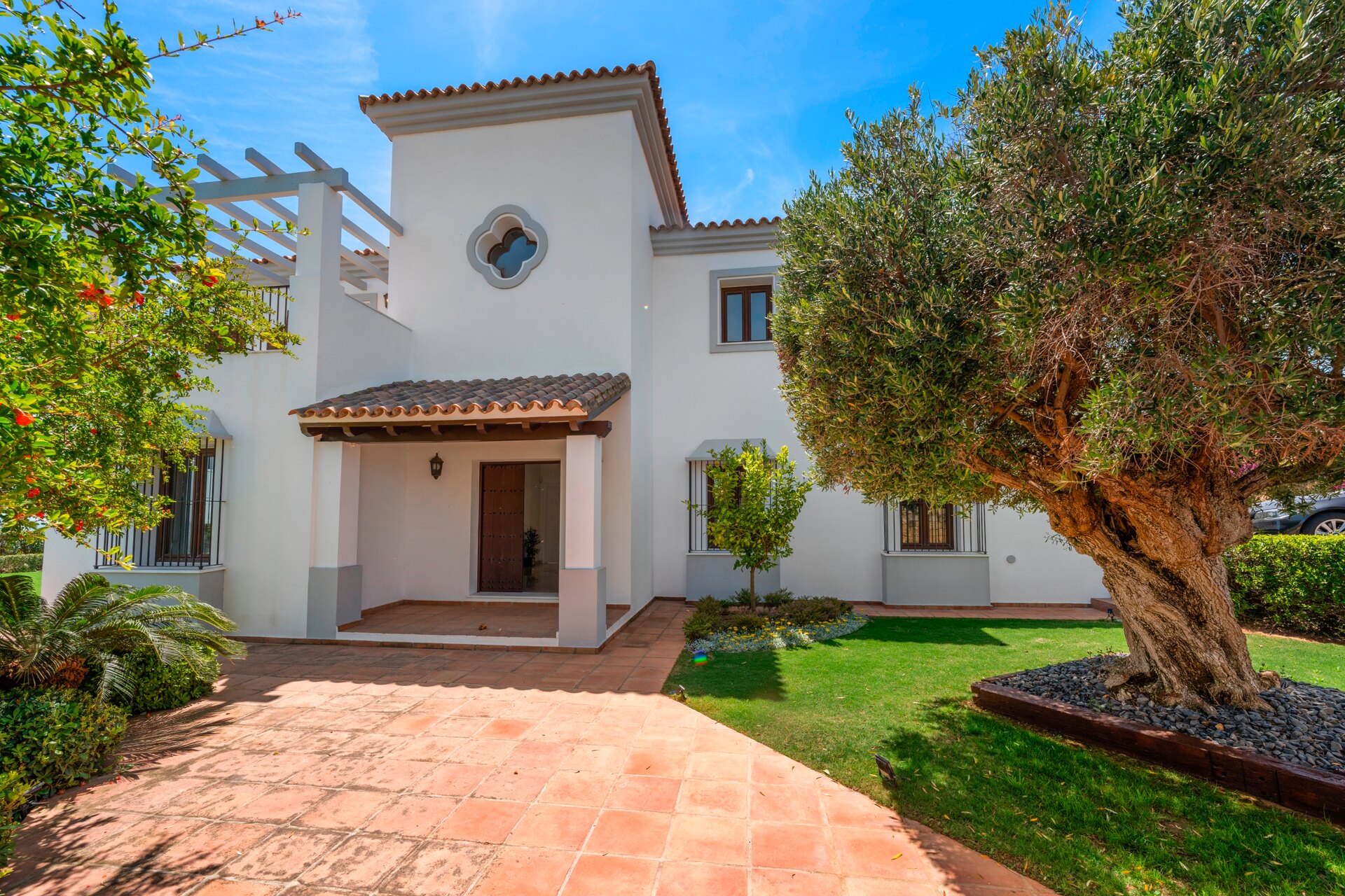 Renovated classic style villa with breathtaking panoramic sea views from both levels.