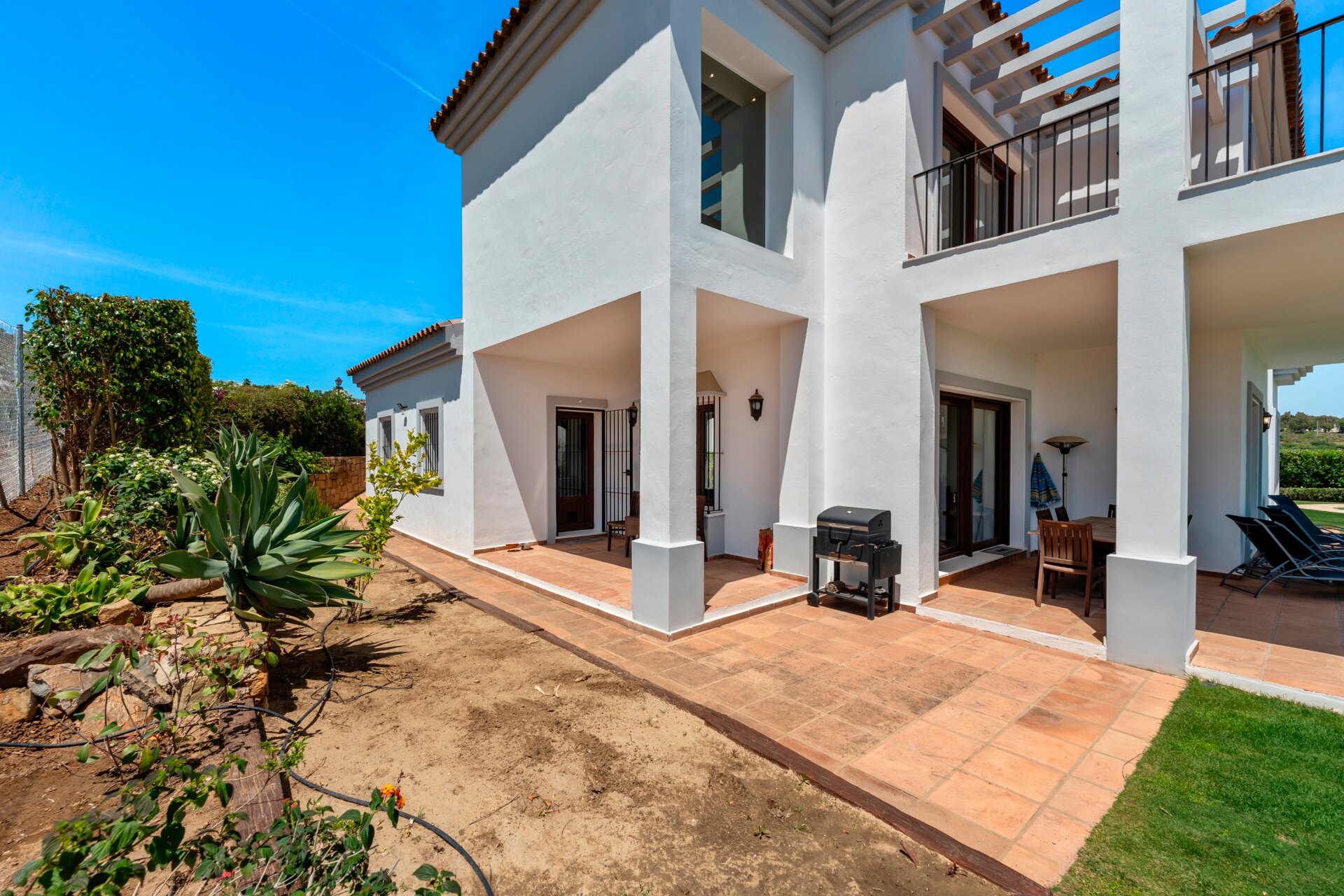 Renovated classic style villa with breathtaking panoramic sea views from both levels.