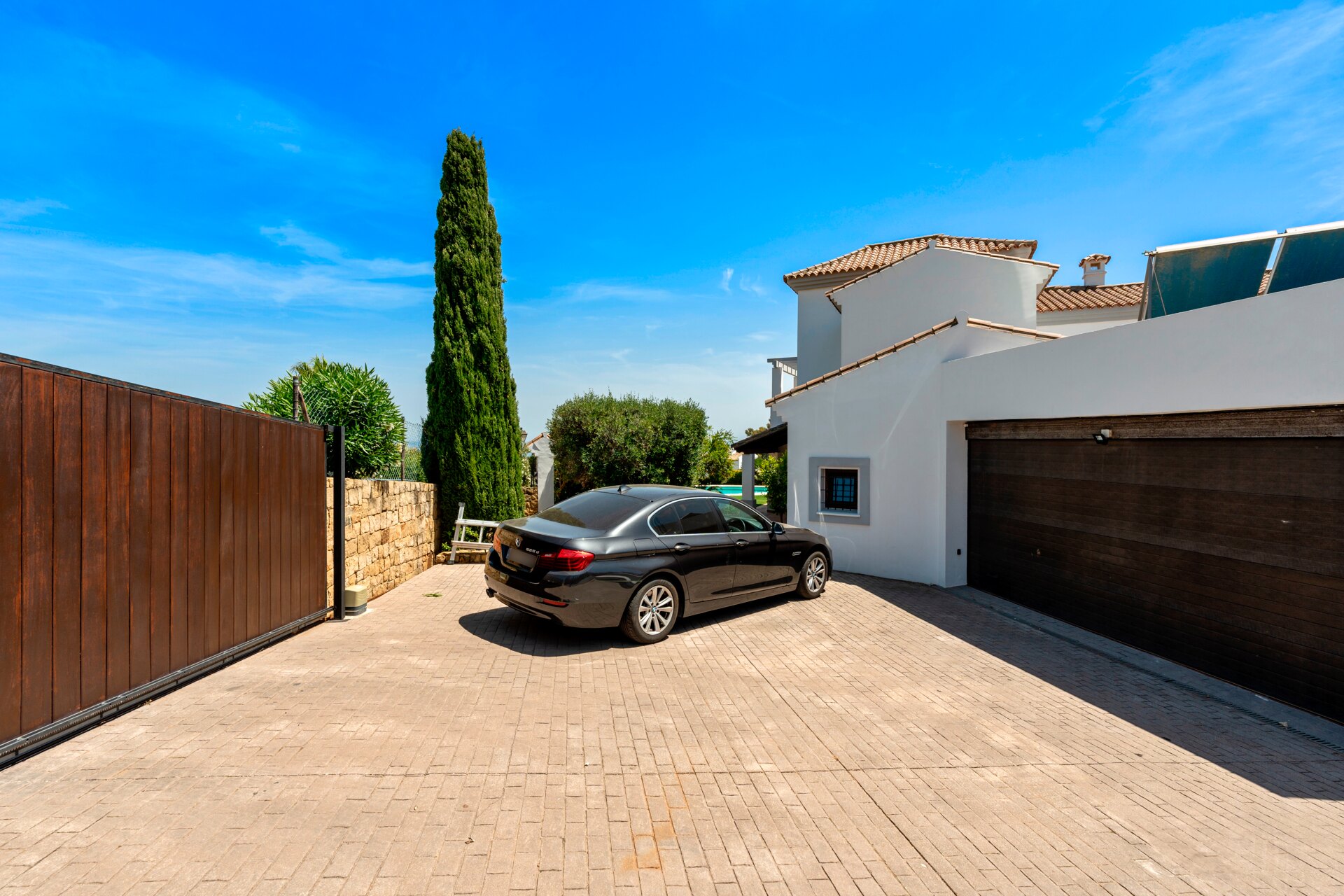Renovated classic style villa with breathtaking panoramic sea views from both levels.