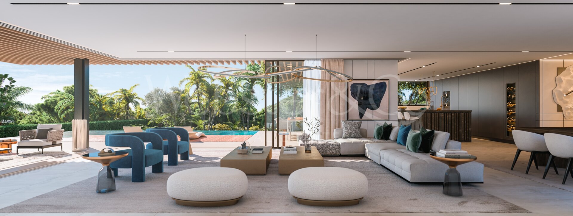 Una villa bañada por la luz y la calma del sur de España