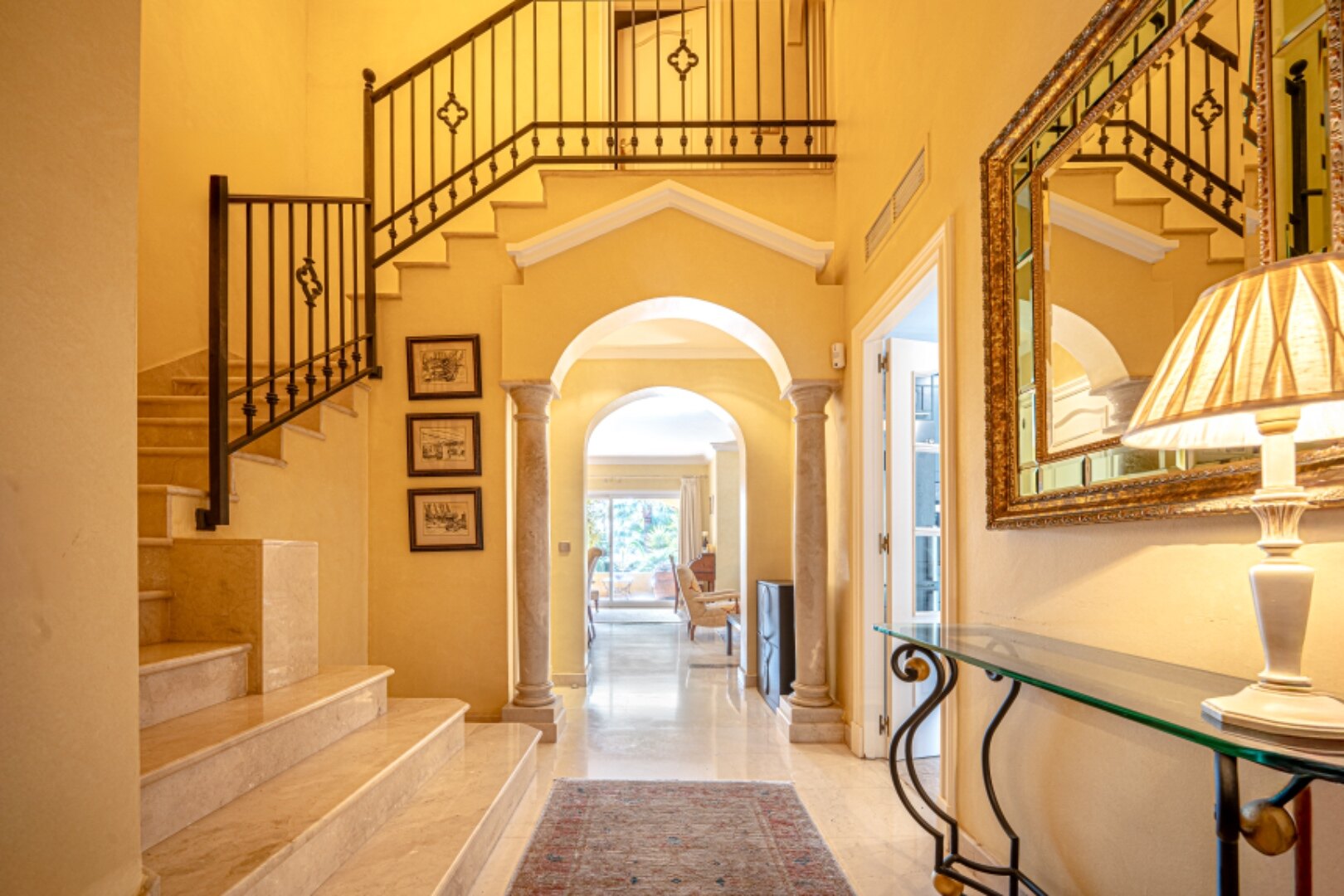 Stately 4 bedroom townhouse in quiet leafy streets in a renowned gated community is chic & welcoming