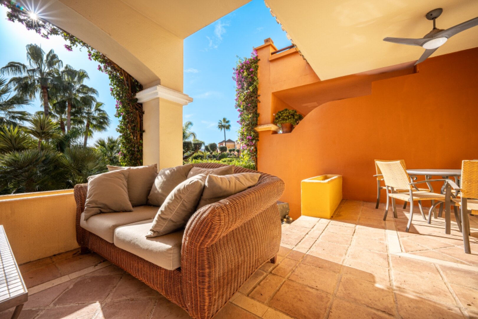 Stately 4 bedroom townhouse in quiet leafy streets in a renowned gated community is chic & welcoming