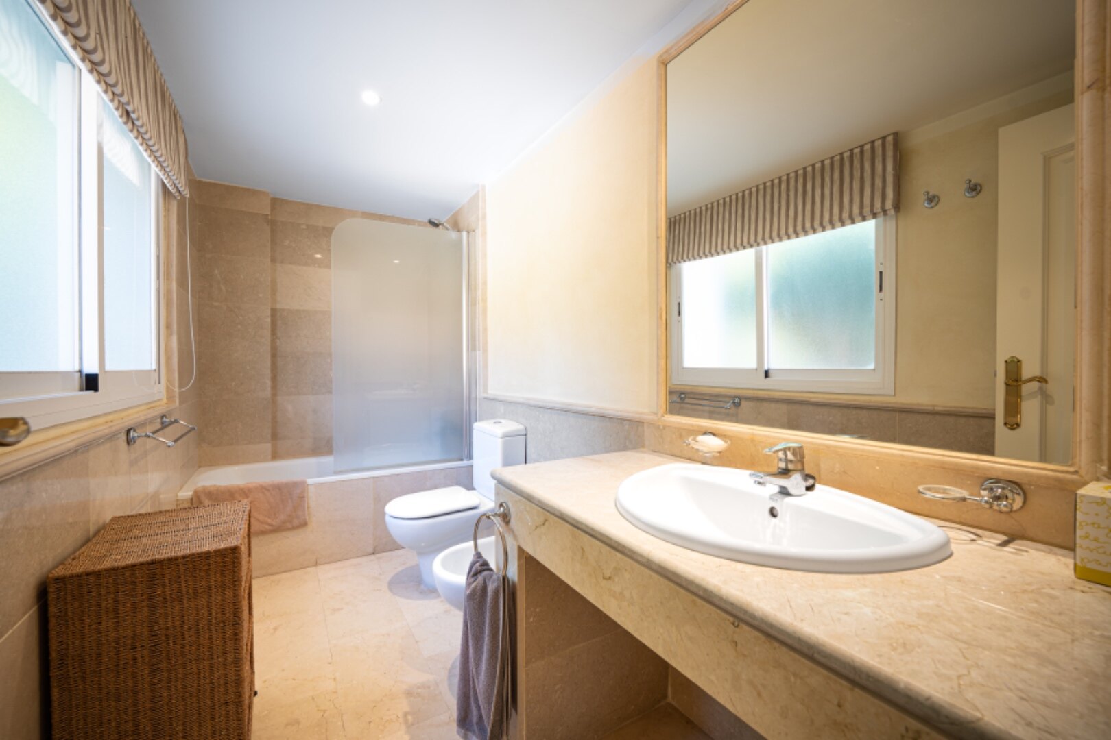 Stately 4 bedroom townhouse in quiet leafy streets in a renowned gated community is chic & welcoming