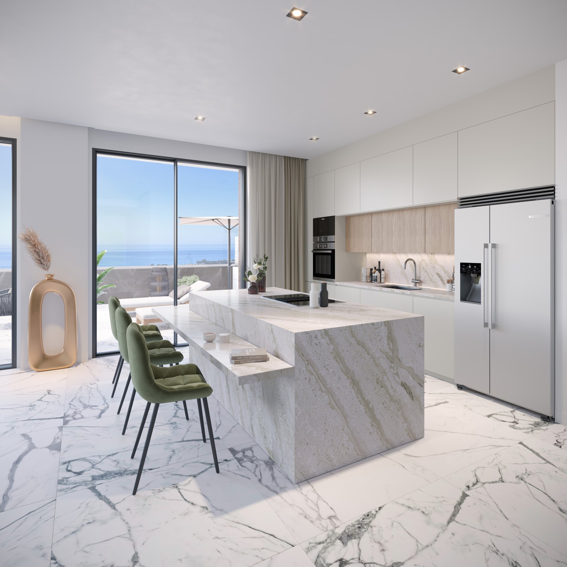 Spacious, exclusive apartments with stunning views