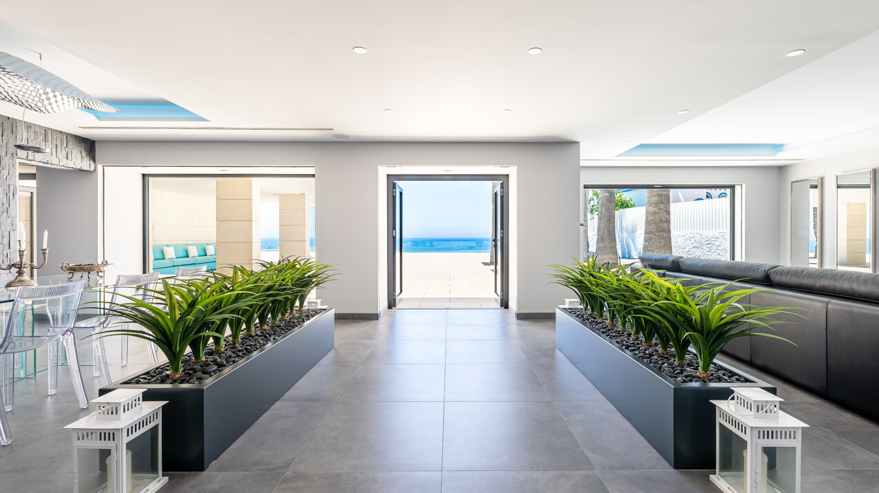 Stunning Front Line Beach Villa in Mijas Costa