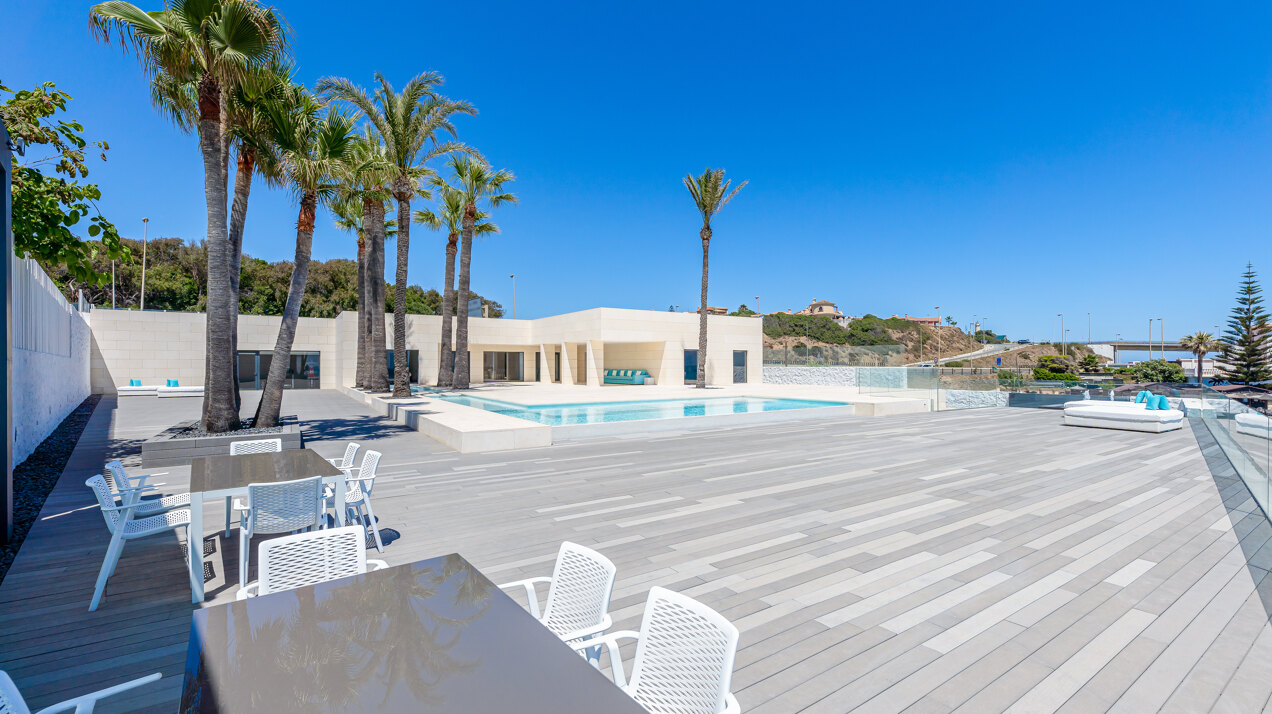 Stunning Front Line Beach Villa in Mijas Costa