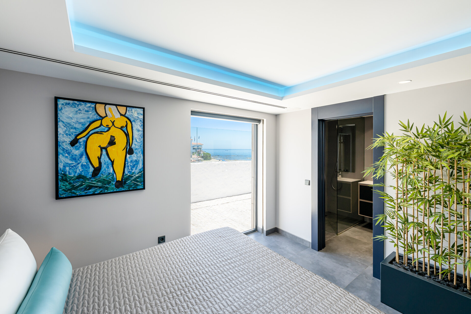 Stunning Front Line Beach Villa in Mijas Costa