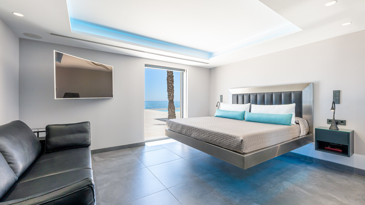Stunning Front Line Beach Villa in Mijas Costa