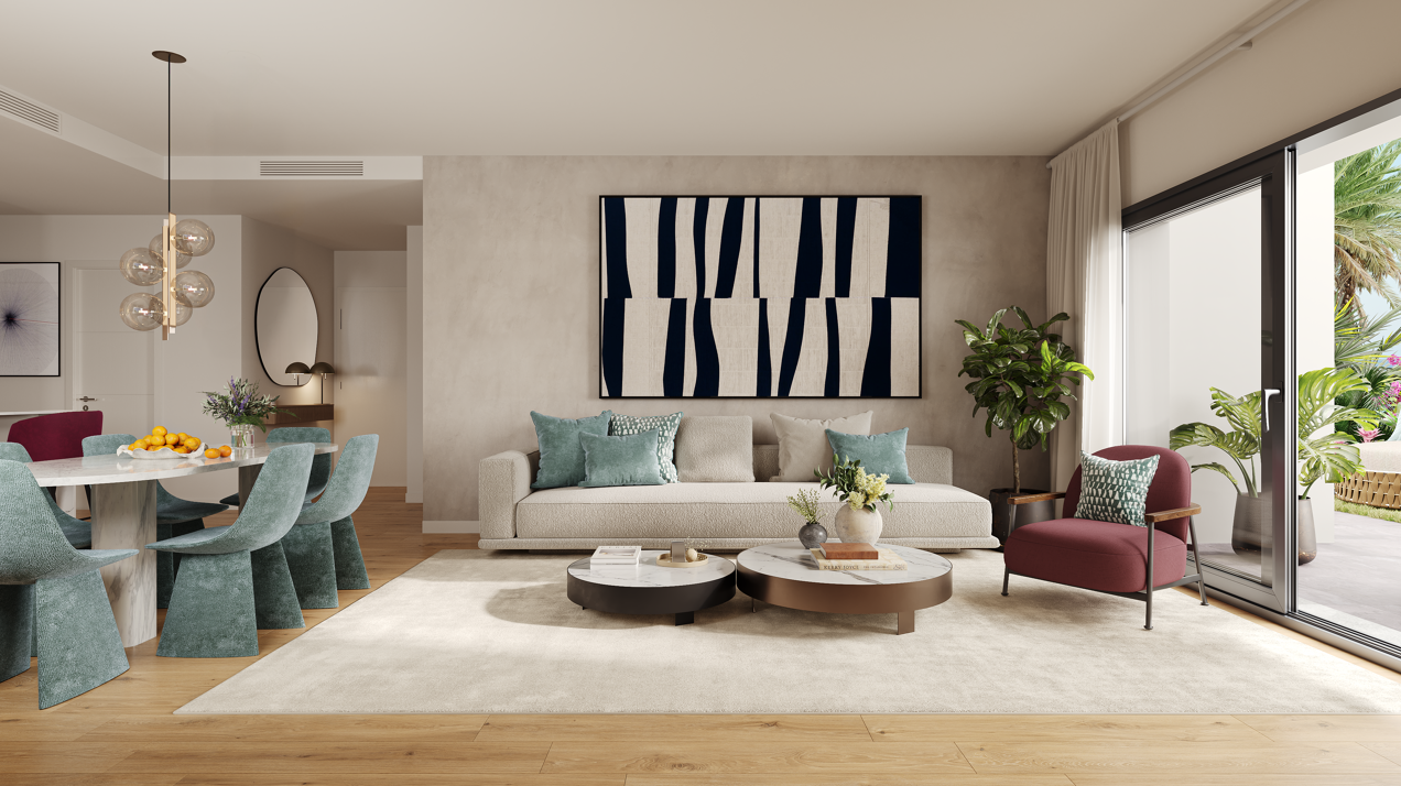 Sophisticated living between golf and the sea