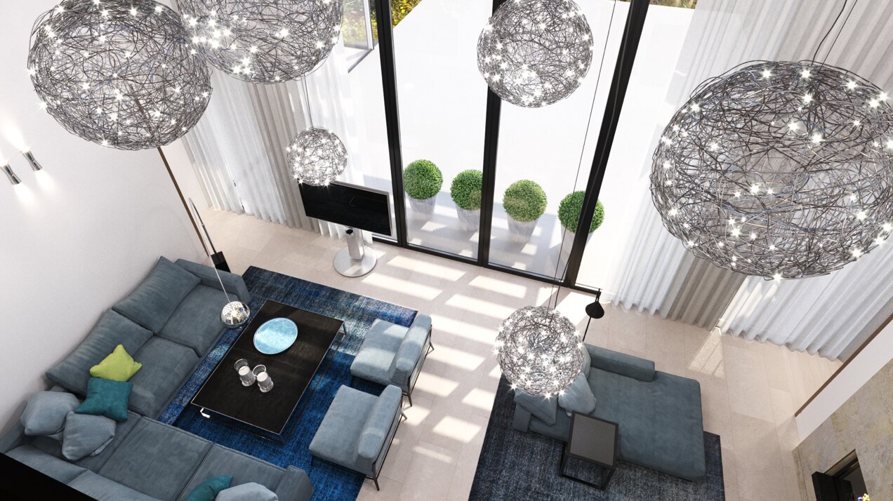 Elegant Modern Luxury Villa with Spectacular Panoramic Sea and Mountain Views in Benahavis
