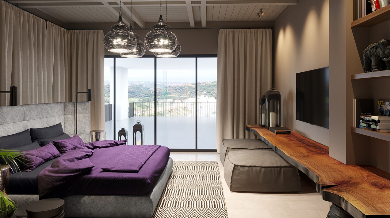 Elegant Modern Luxury Villa with Spectacular Panoramic Sea and Mountain Views in Benahavis