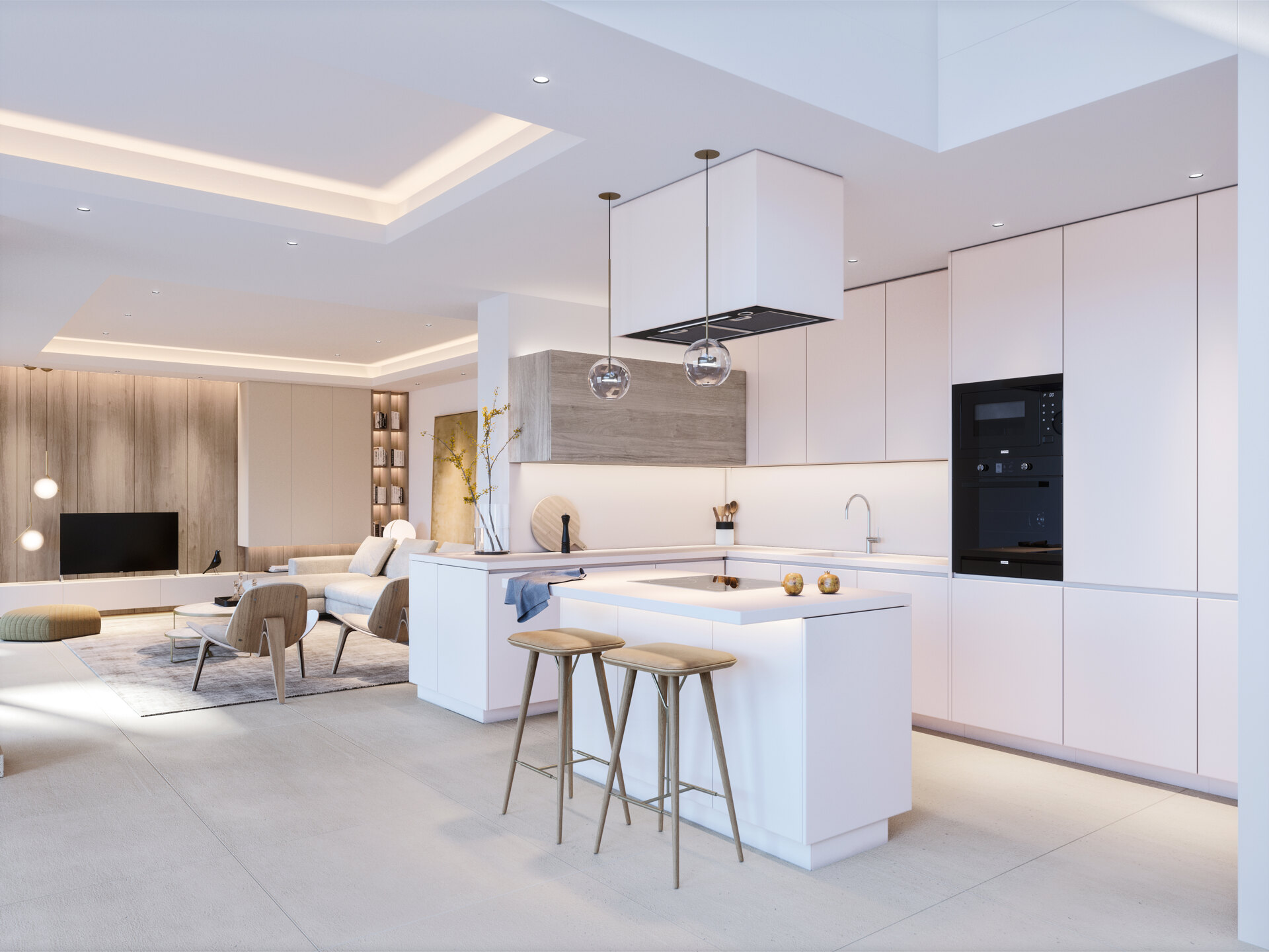 New built villa with panoramic views to the sea in Mijas Golf