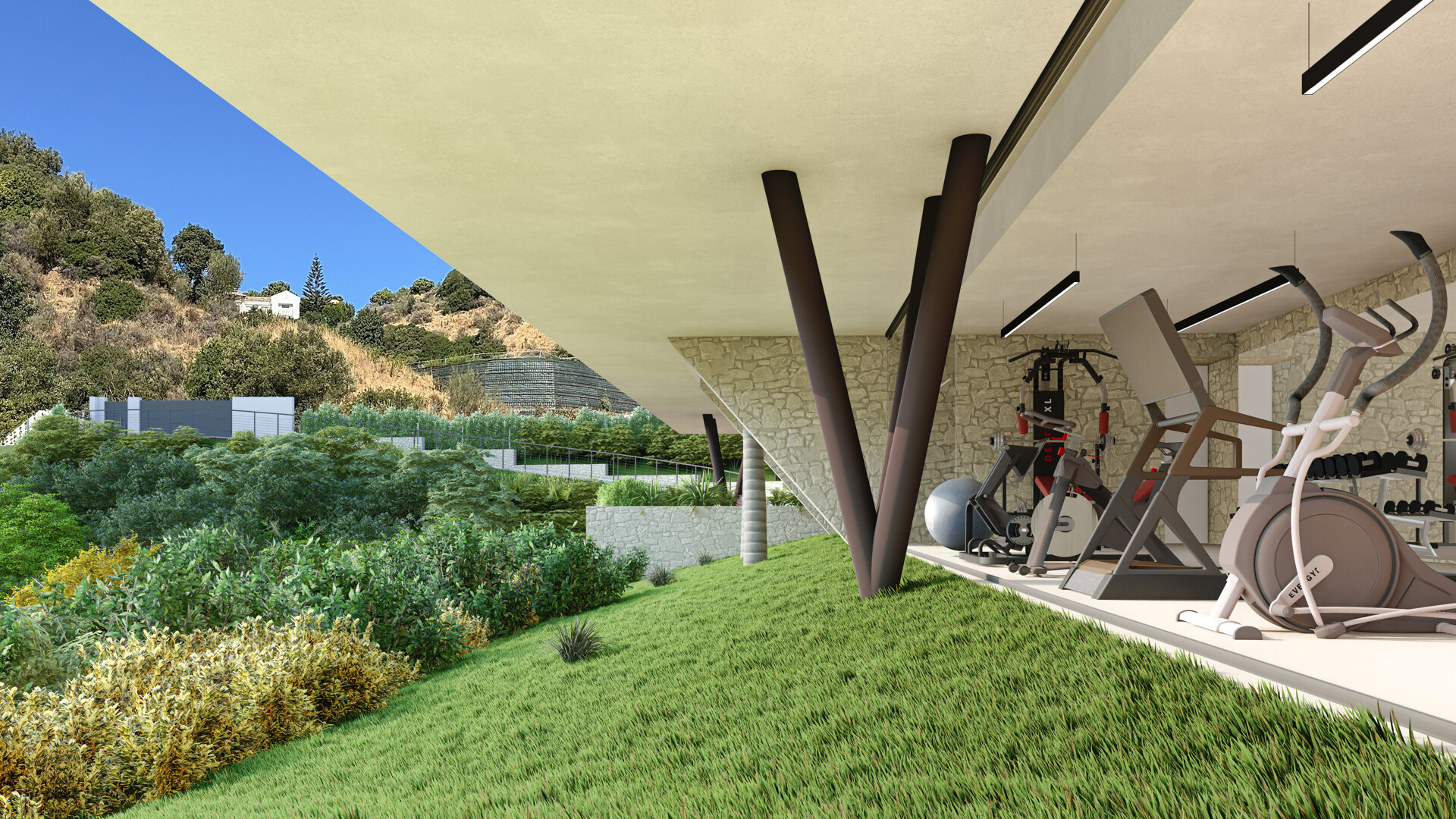 Stunning contemporary designed villa in Montemayor