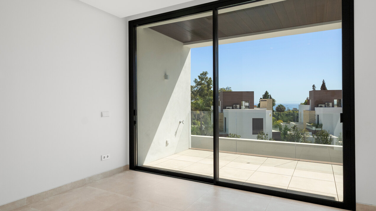 Sleek, chic and modern 4 bedroom villa nestled within prestigious community on Marbella Golden Mile