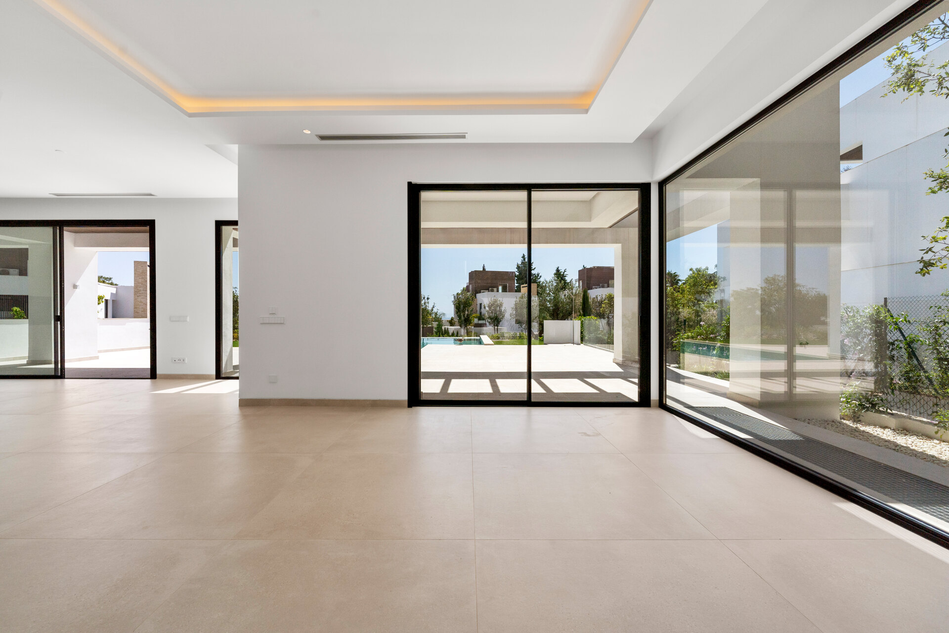 Sleek, chic and modern 4 bedroom villa nestled within prestigious community on Marbella Golden Mile