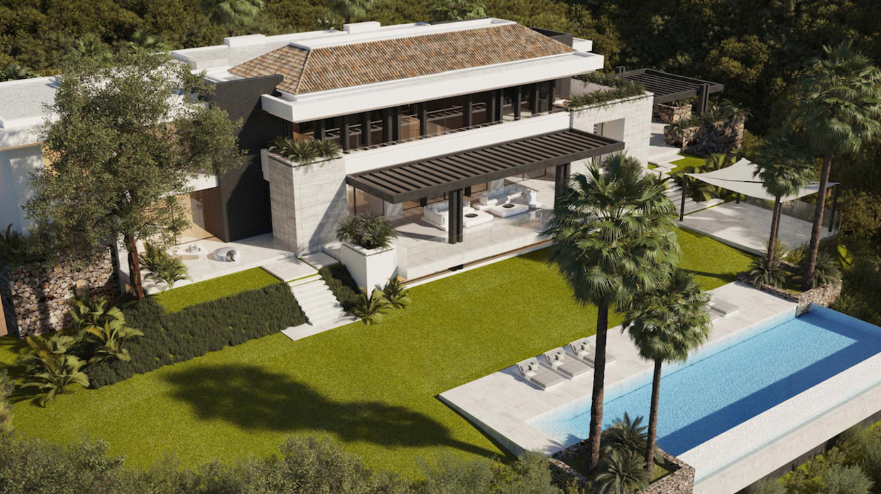 Opulent villa with sea views in La Zagaleta, Marbella