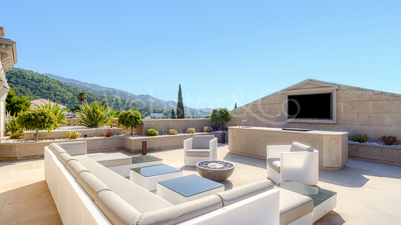 Unique mansion in gated community of Sierra Blanca