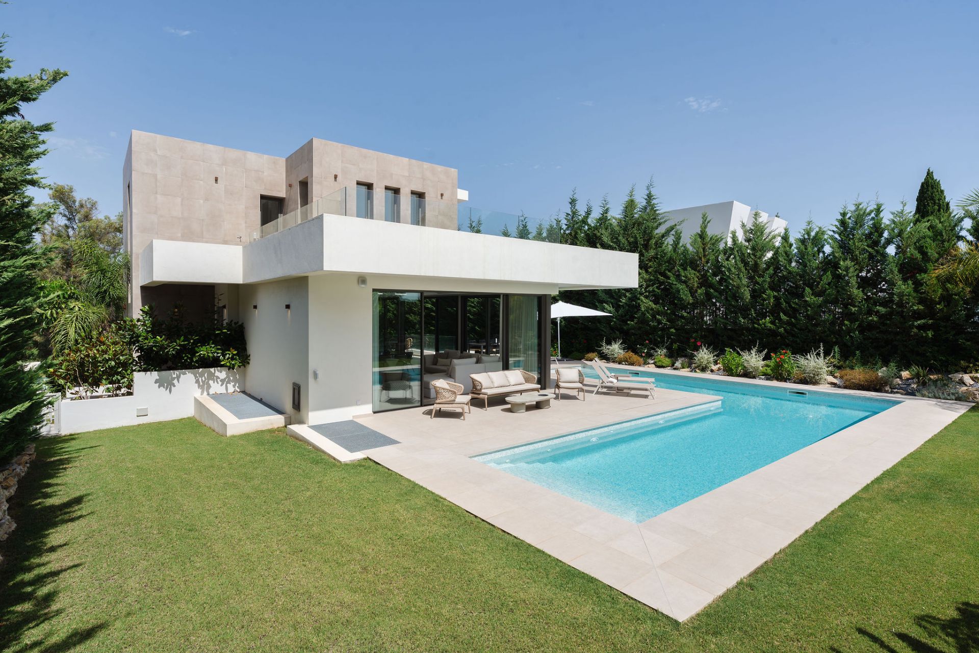 Comfort & privacy in architectural masterpiece