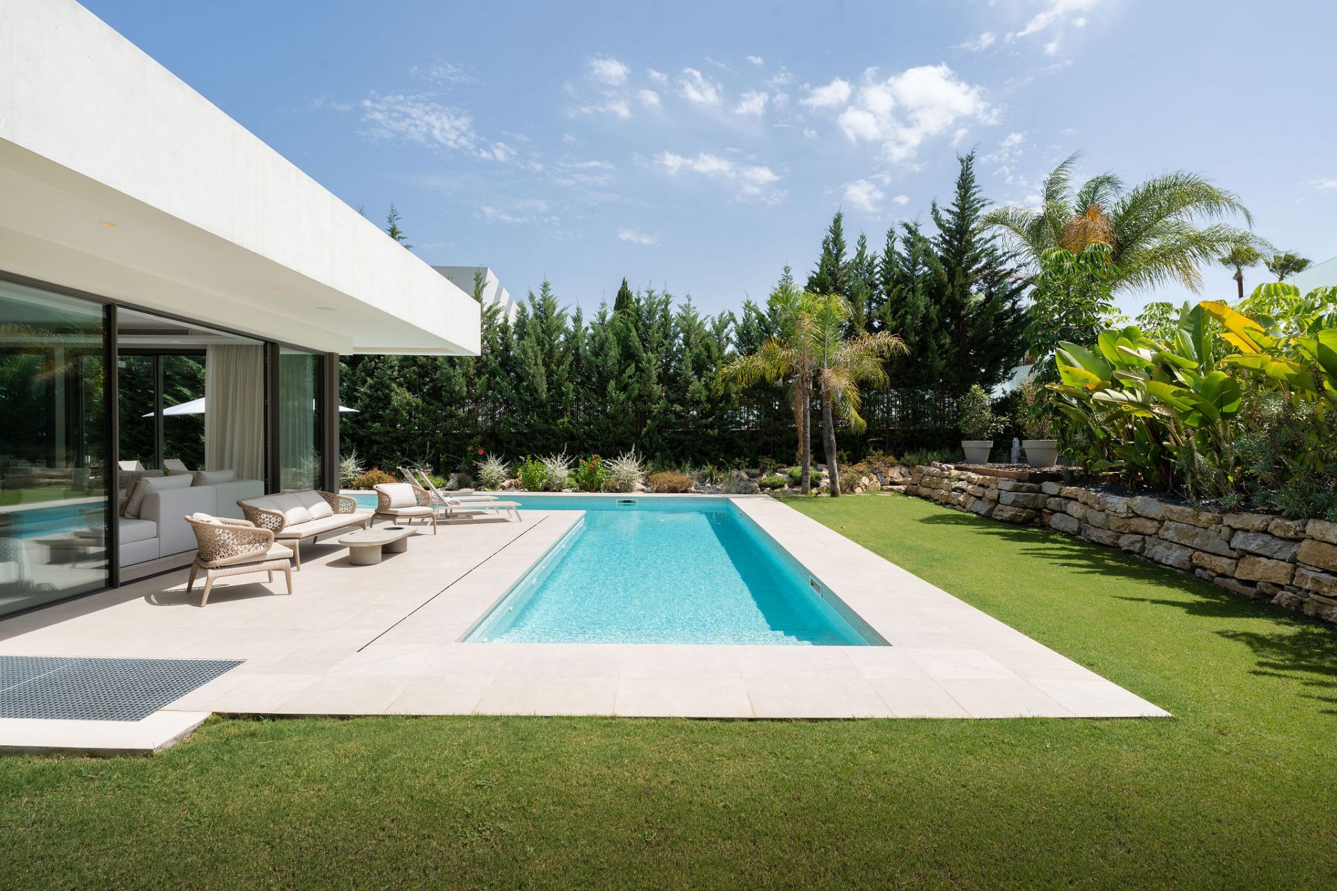 Comfort & privacy in architectural masterpiece