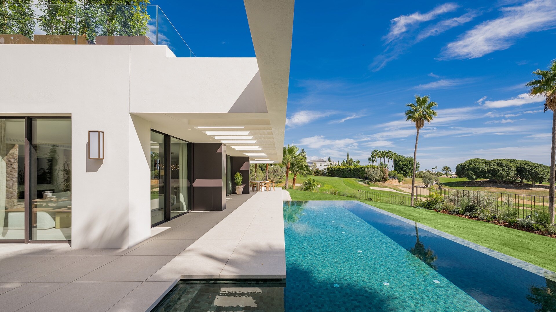 Frontline golf villa embodies contemporary elegance