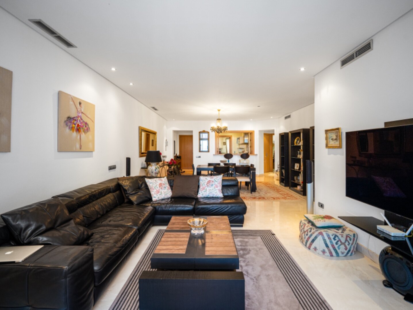 Gloriously sunny & spacious, this 3 bed apartment on the Golden Mile will dazzle and delight
