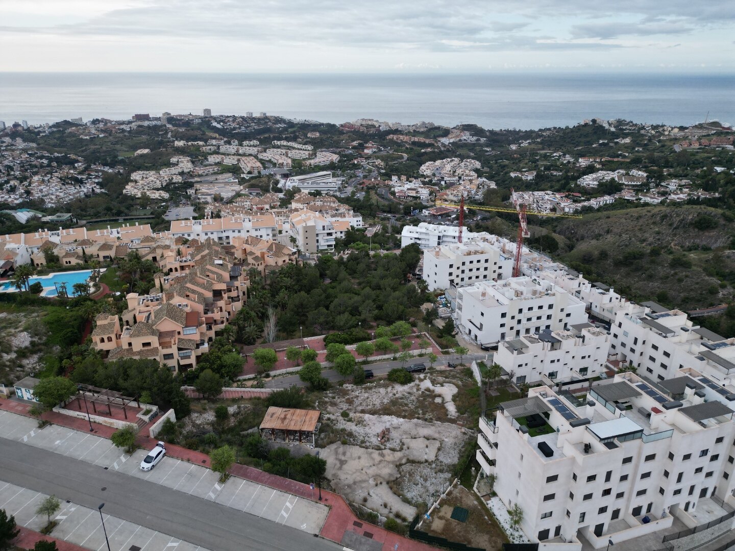 Fantastic plot with endless views of the Mediterranean Sea for sale in Benalmadena