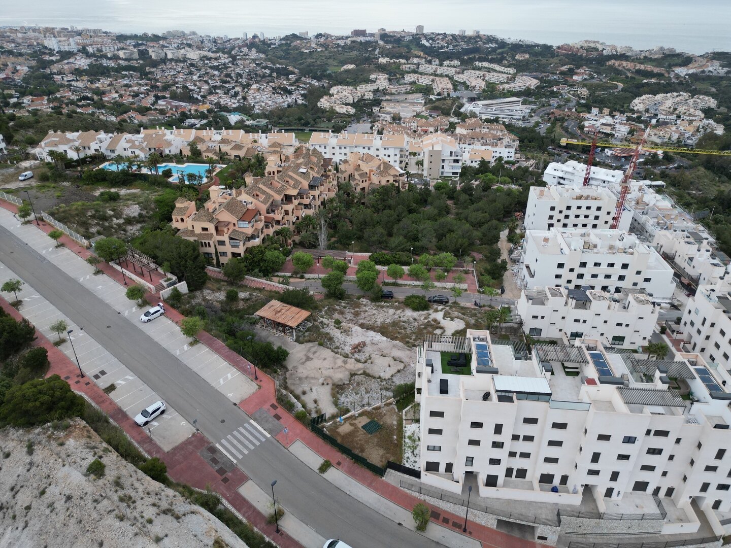 Fantastic plot with endless views of the Mediterranean Sea for sale in Benalmadena