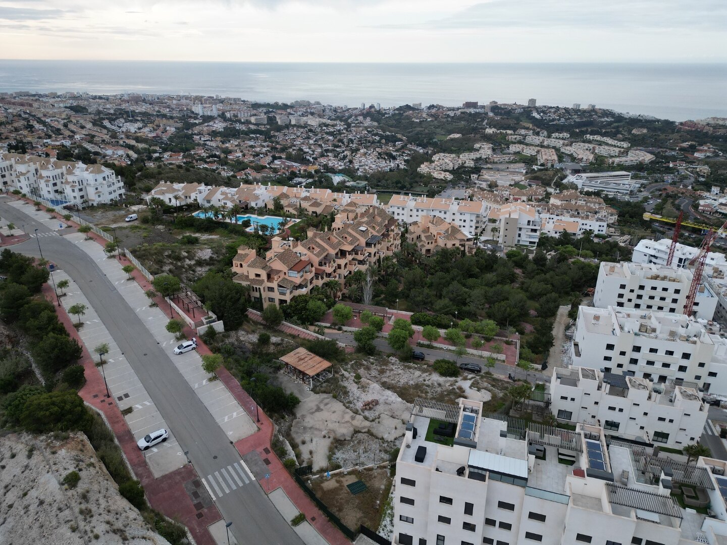 Fantastic plot with endless views of the Mediterranean Sea for sale in Benalmadena