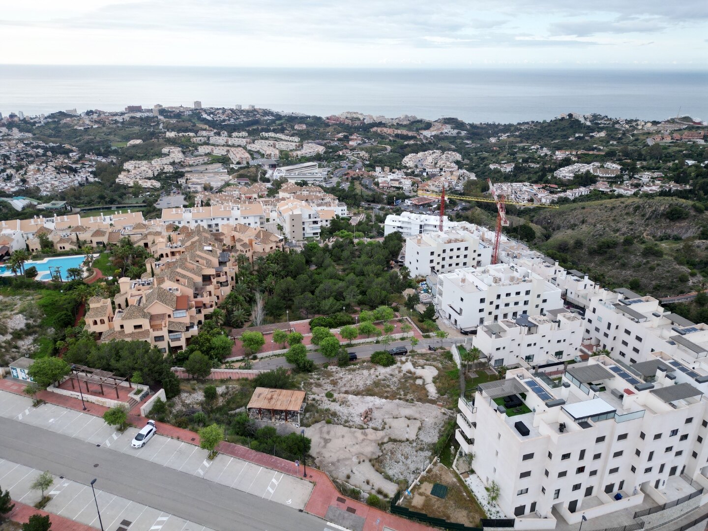 Fantastic plot with endless views of the Mediterranean Sea for sale in Benalmadena