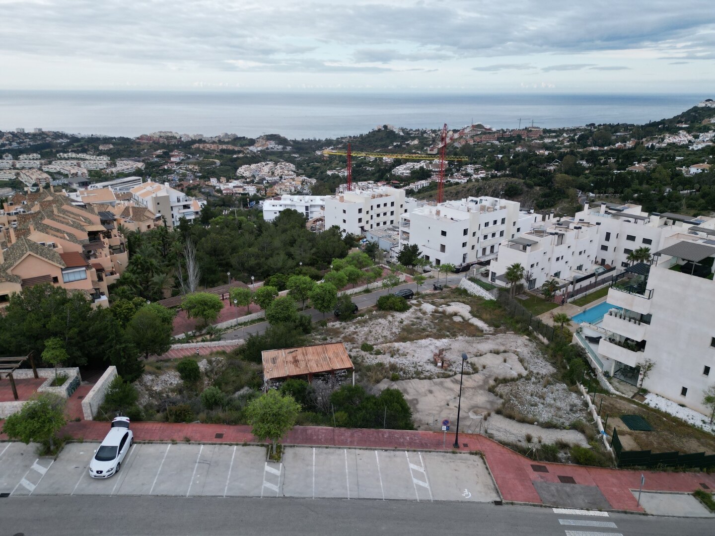 Fantastic plot with endless views of the Mediterranean Sea for sale in Benalmadena