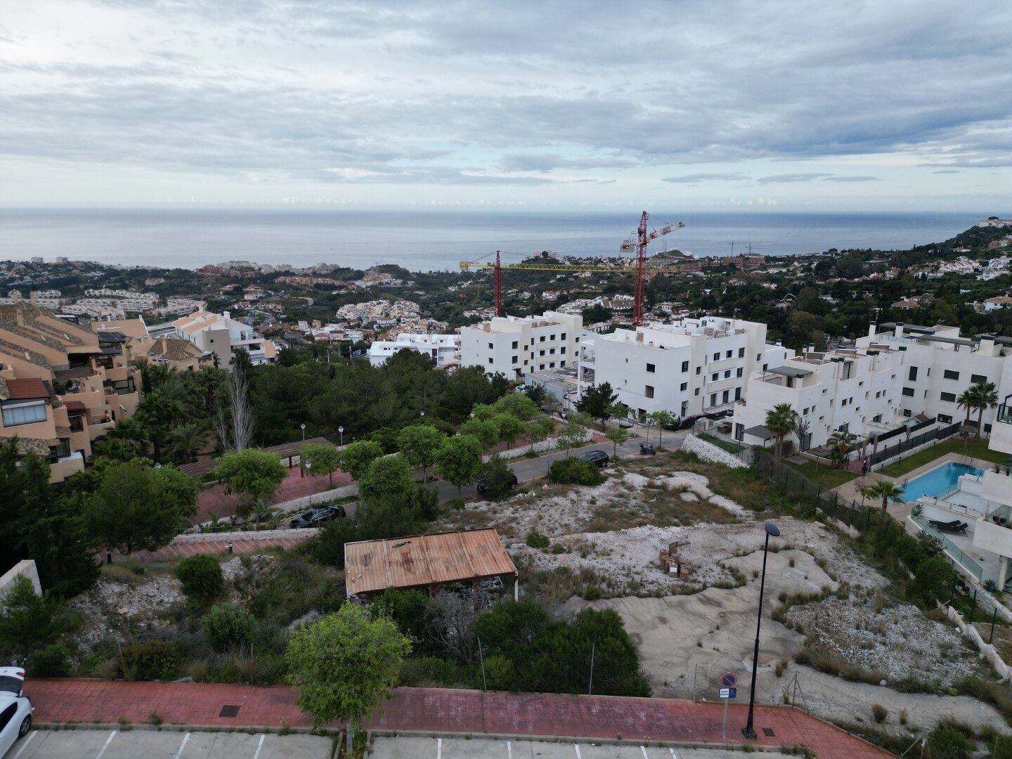 Fantastic plot with endless views of the Mediterranean Sea for sale in Benalmadena