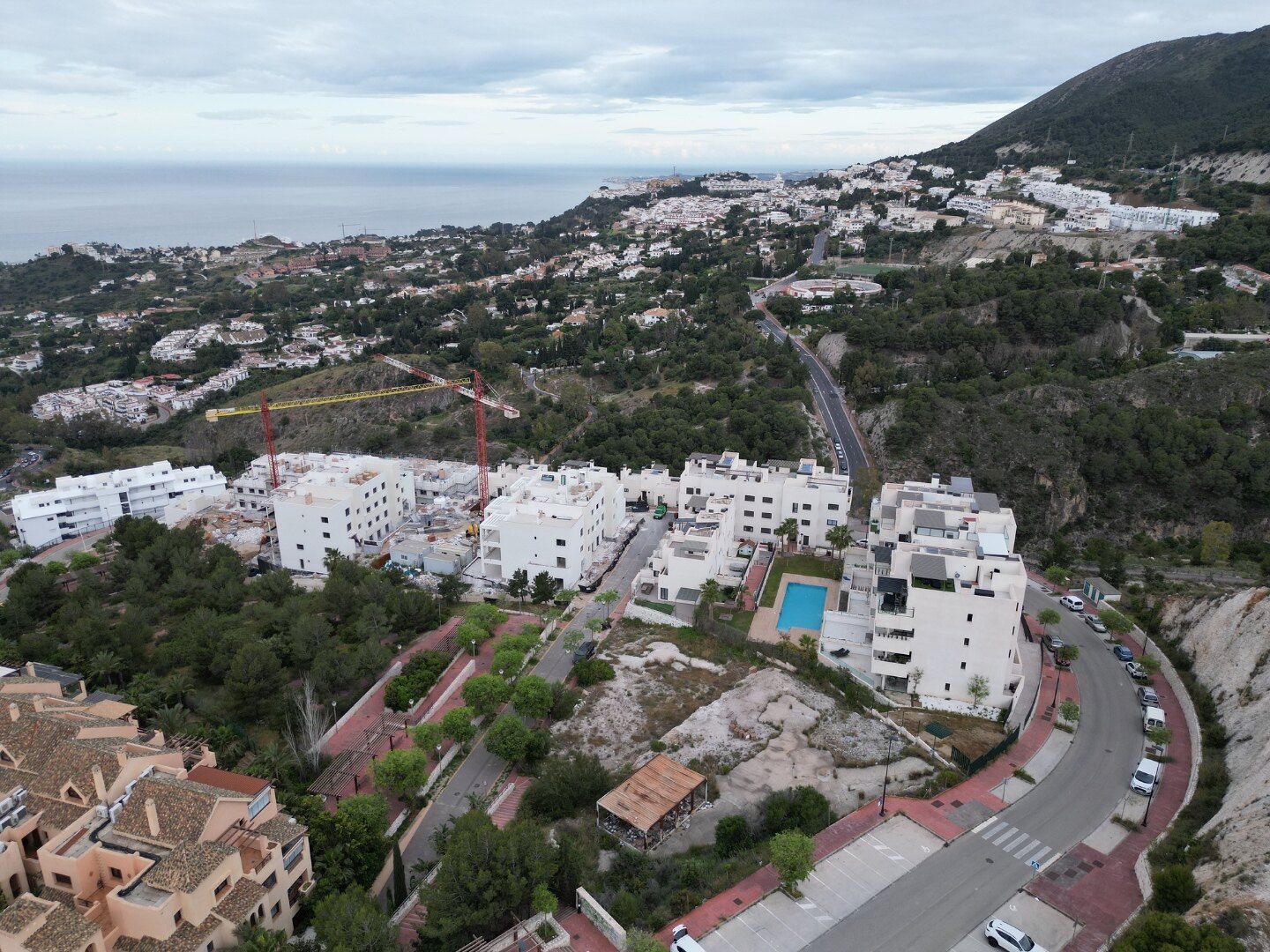 Fantastic plot with endless views of the Mediterranean Sea for sale in Benalmadena