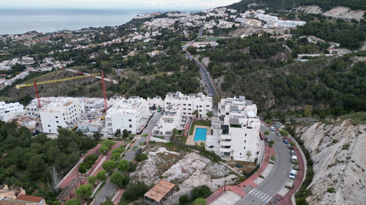 Fantastic plot with endless views of the Mediterranean Sea for sale in Benalmadena