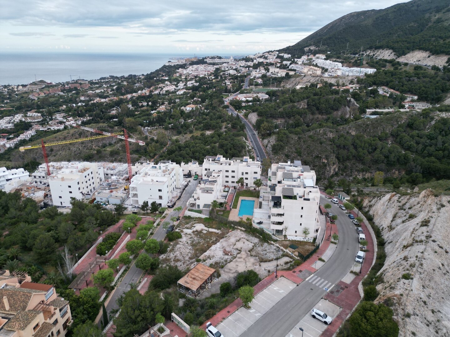 Fantastic plot with endless views of the Mediterranean Sea for sale in Benalmadena