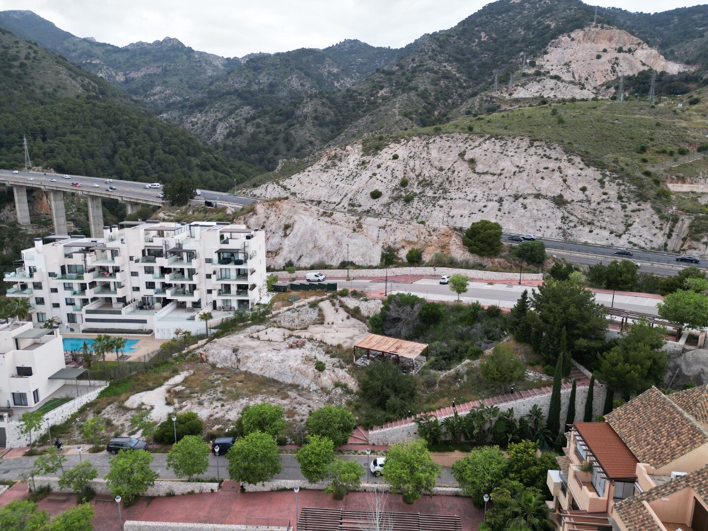 Fantastic plot with endless views of the Mediterranean Sea for sale in Benalmadena