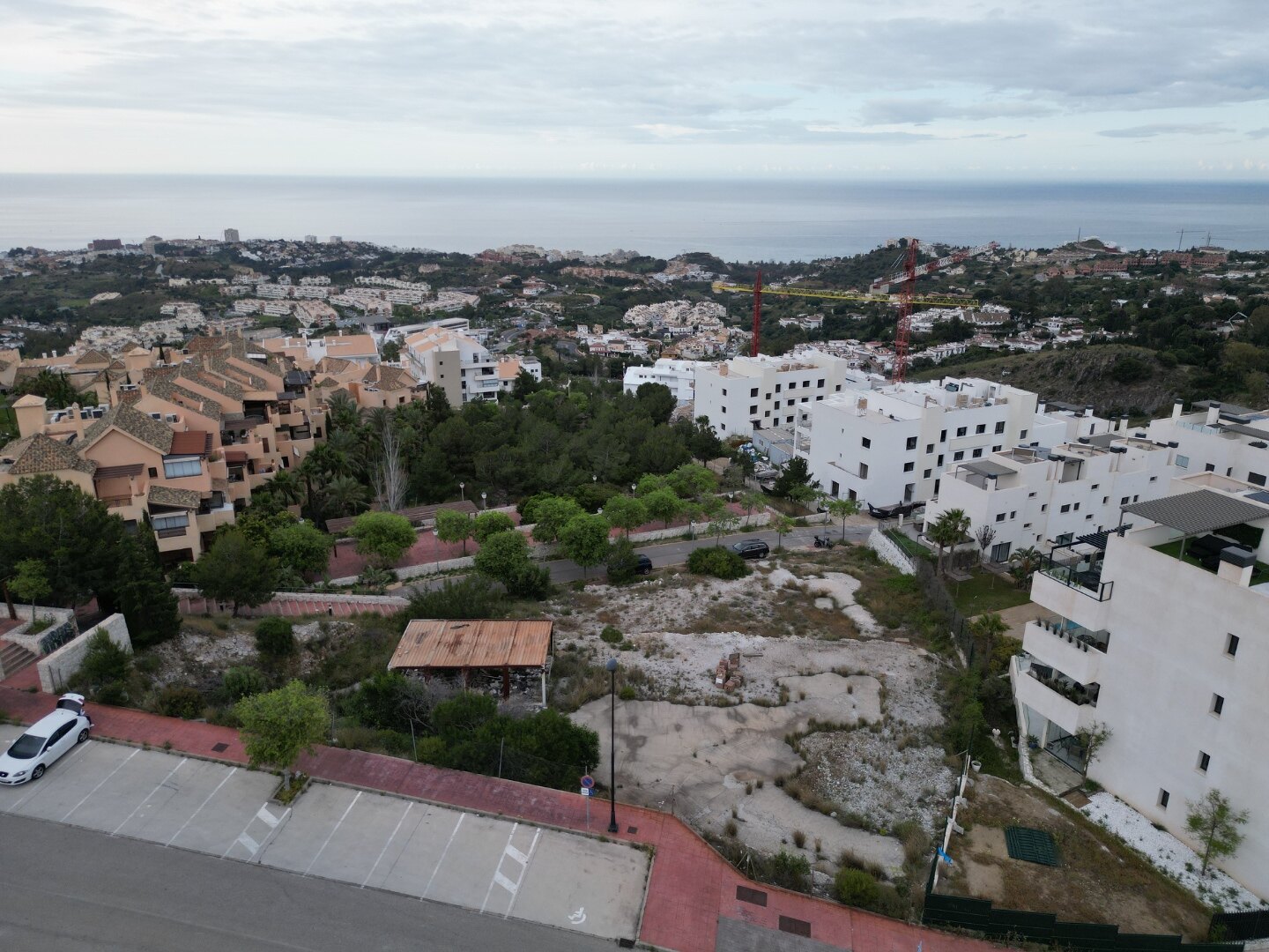 Fantastic plot with endless views of the Mediterranean Sea for sale in Benalmadena