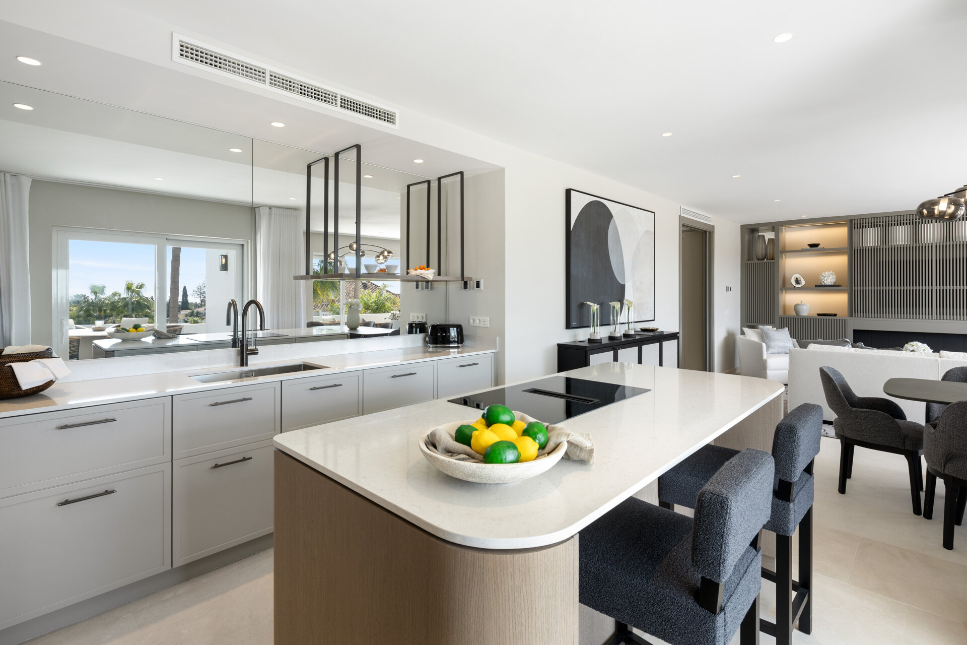 Elegant duplex penthouse offers modern comfort