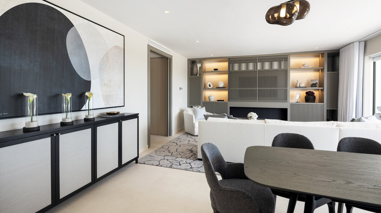 Elegant duplex penthouse offers modern comfort