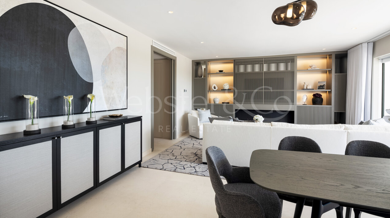 Elegant duplex penthouse offers modern comfort