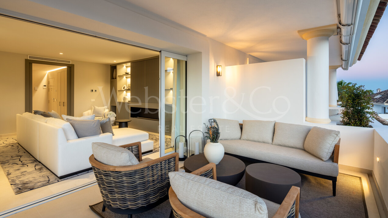 Elegant duplex penthouse offers modern comfort