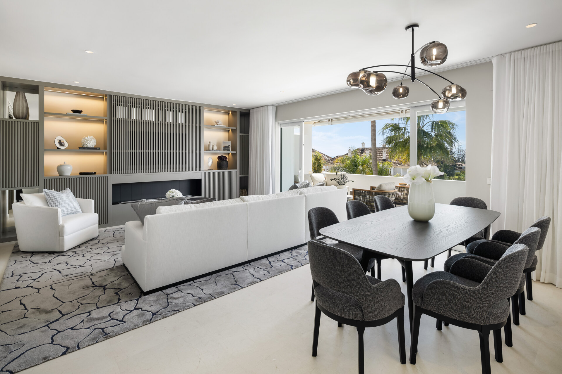 Elegant duplex penthouse offers modern comfort