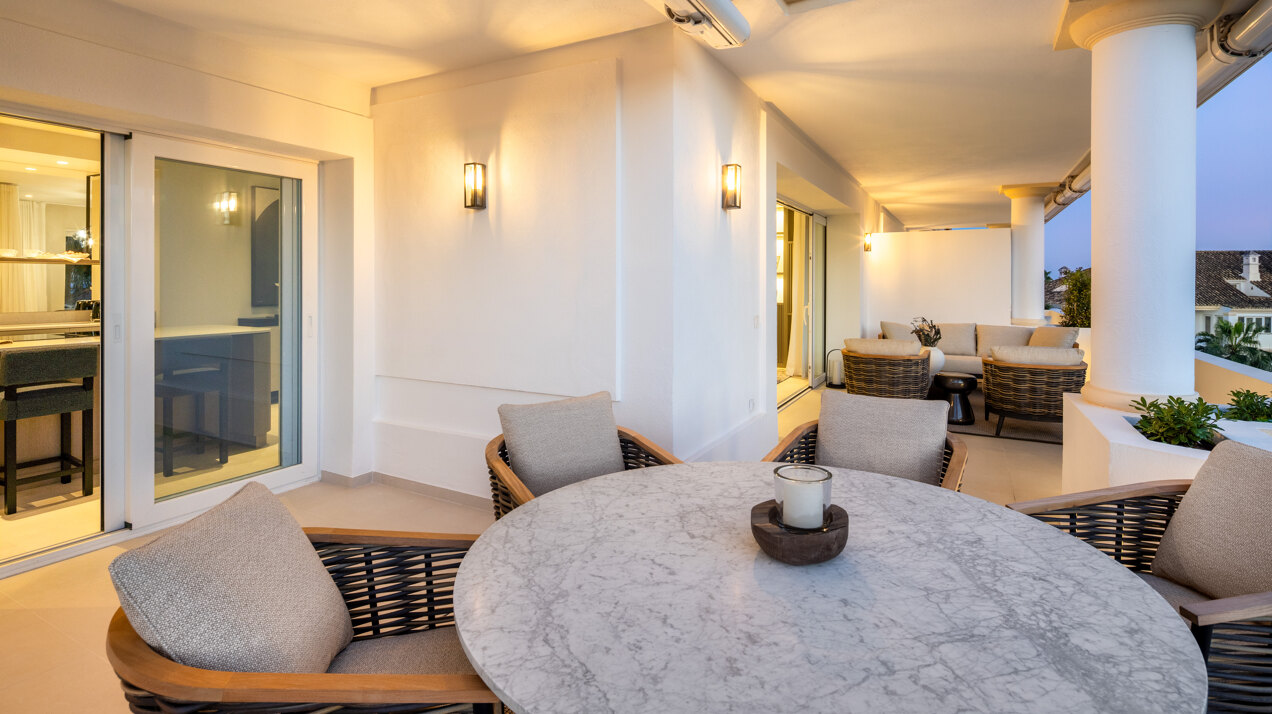 Elegant duplex penthouse offers modern comfort