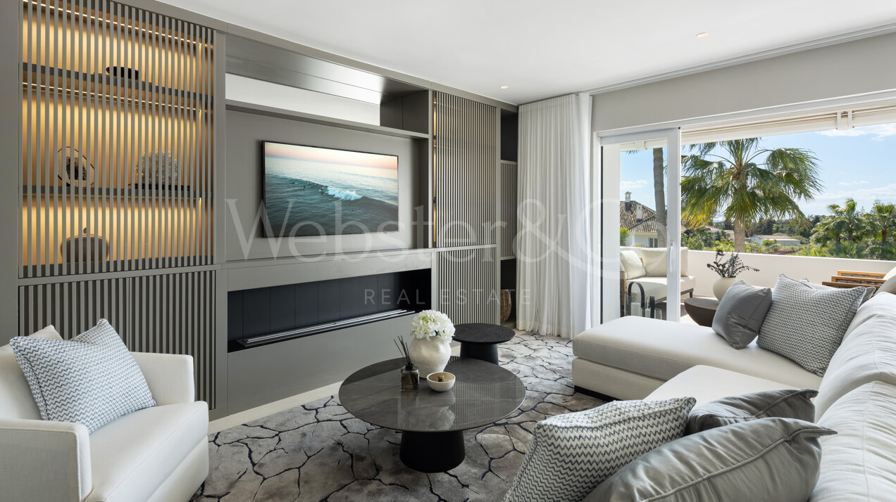 Elegant duplex penthouse offers modern comfort